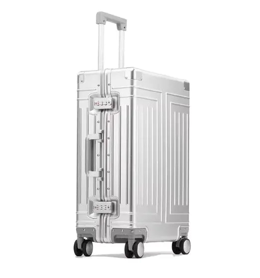 All-Aluminum Rolling Travel Suitcase High-Quality  Luggage