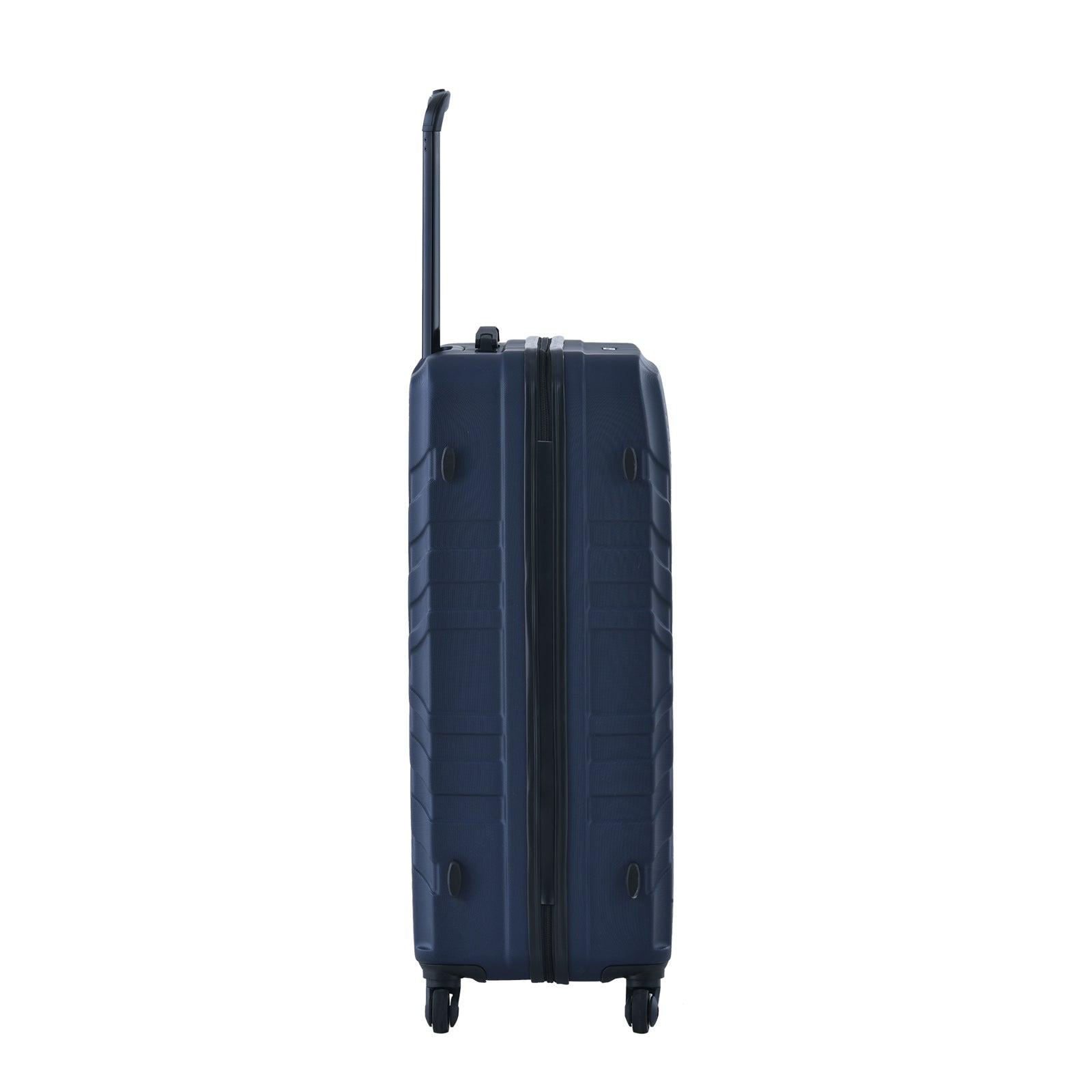 3 Piece Luggage Sets ABS Lightweight Suitcase with Two Hooks, Spinner Wheels, TSA Lock, (20/24/28) Navy