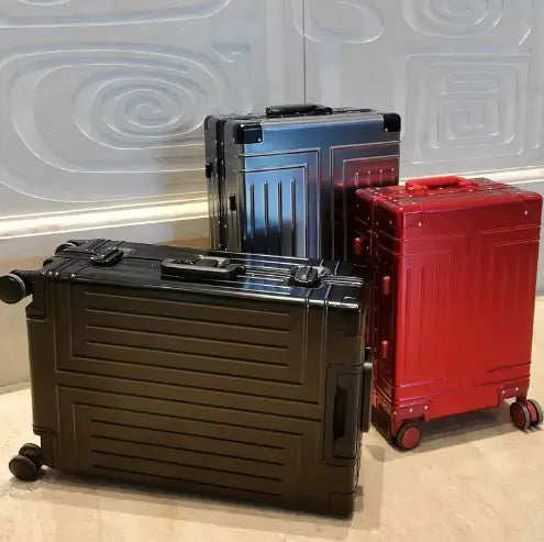 All-Aluminum Rolling Travel Suitcase High-Quality  Luggage