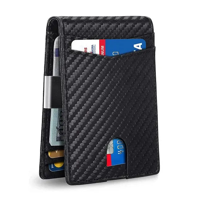 Slim RFID Leather Wallet