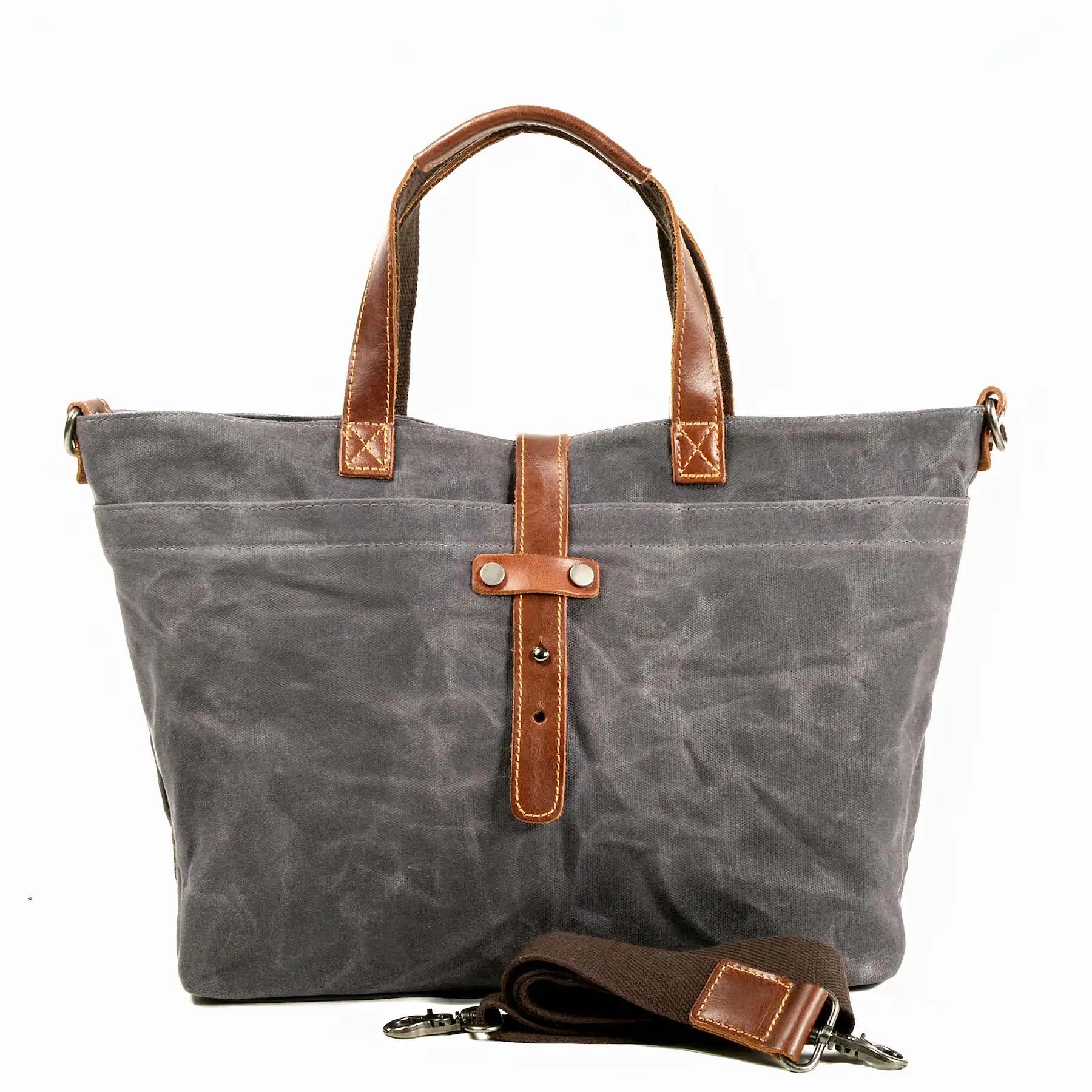 Waxed Canvas Crossbody Bag