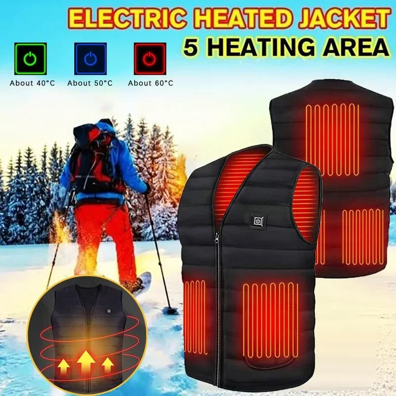 Controlled Electric Vest  USB Charging