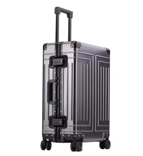 All-Aluminum Rolling Travel Suitcase High-Quality  Luggage