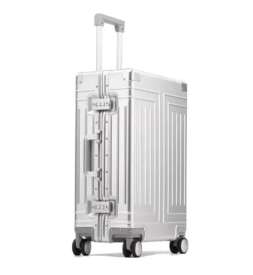 All-Aluminum Rolling Travel Suitcase High-Quality  Luggage