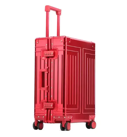 All-Aluminum Rolling Travel Suitcase High-Quality  Luggage