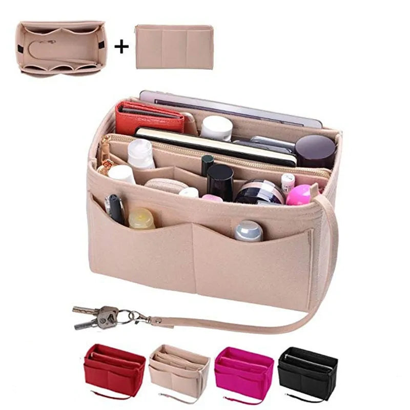 Felt Handbag Organizer Insert