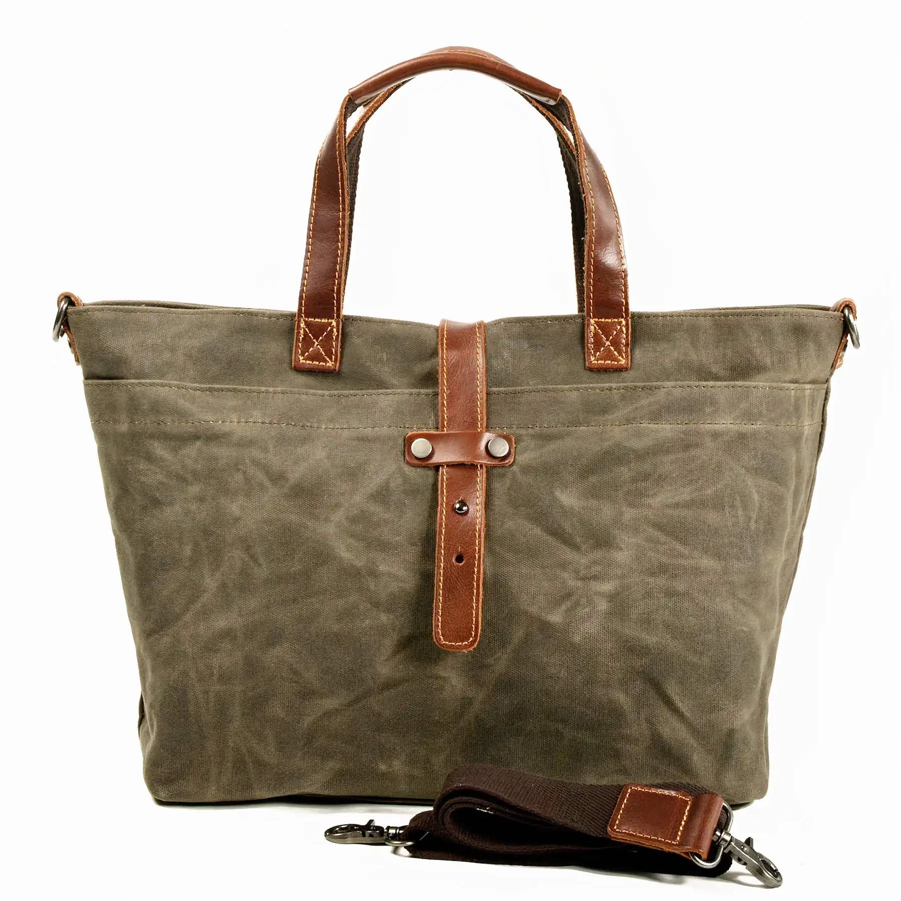 Waxed Canvas Crossbody Bag